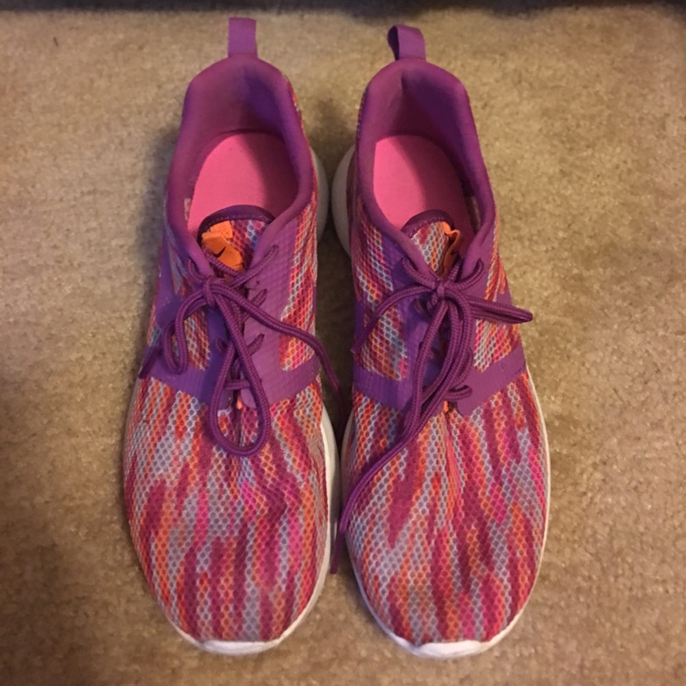 Nike Roshe Run Purple and Orange