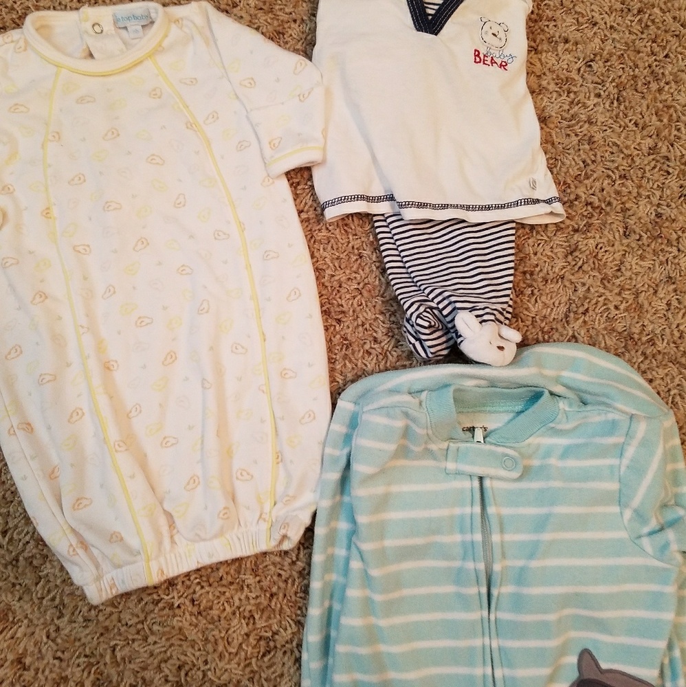 Newborn boutique pajama lot