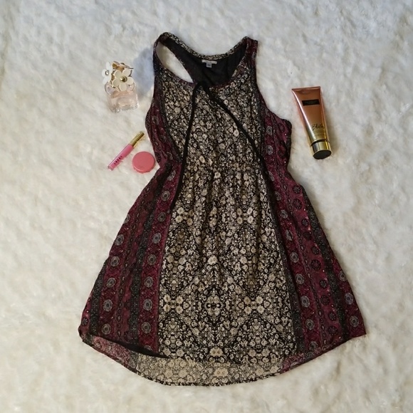 Ecote UO Printed Geometric Racerback Dress Size M - Picture 1 of 8