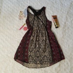 Ecote UO Printed Geometric Racerback Dress Size M