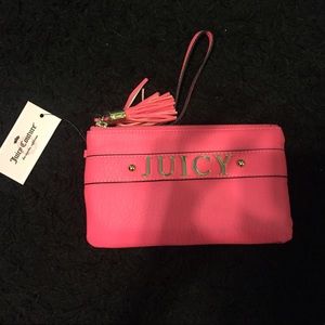 Juicy Couture Neon Pink Wristlet