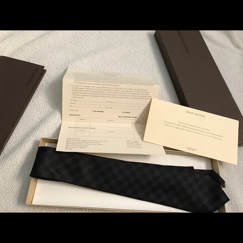 Only use one time.  Brand new tie.