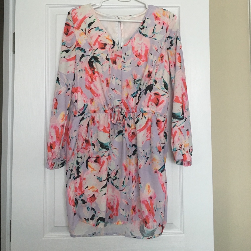 Lavender floral dress