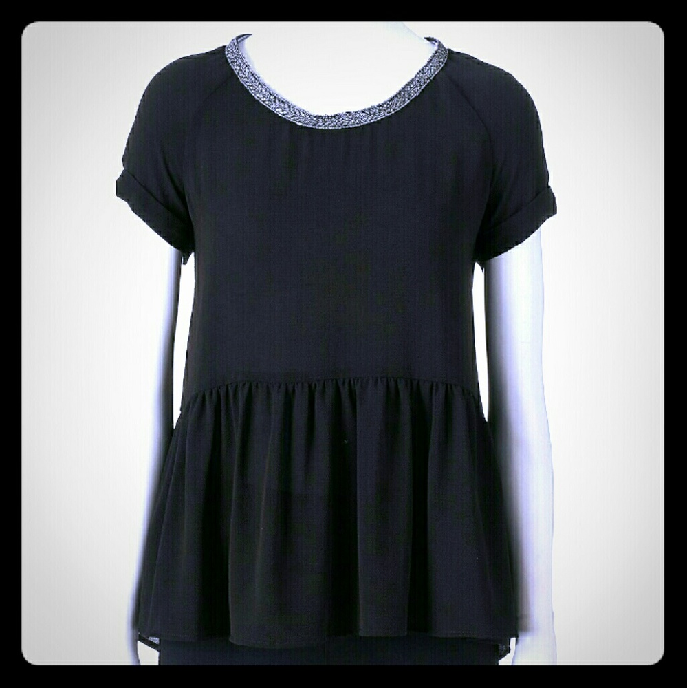 Juniors' Rewind Short Sleeve Babydoll Tee
