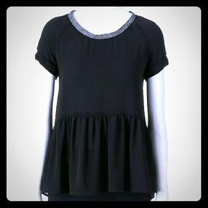 Juniors' Rewind Short Sleeve Babydoll Tee