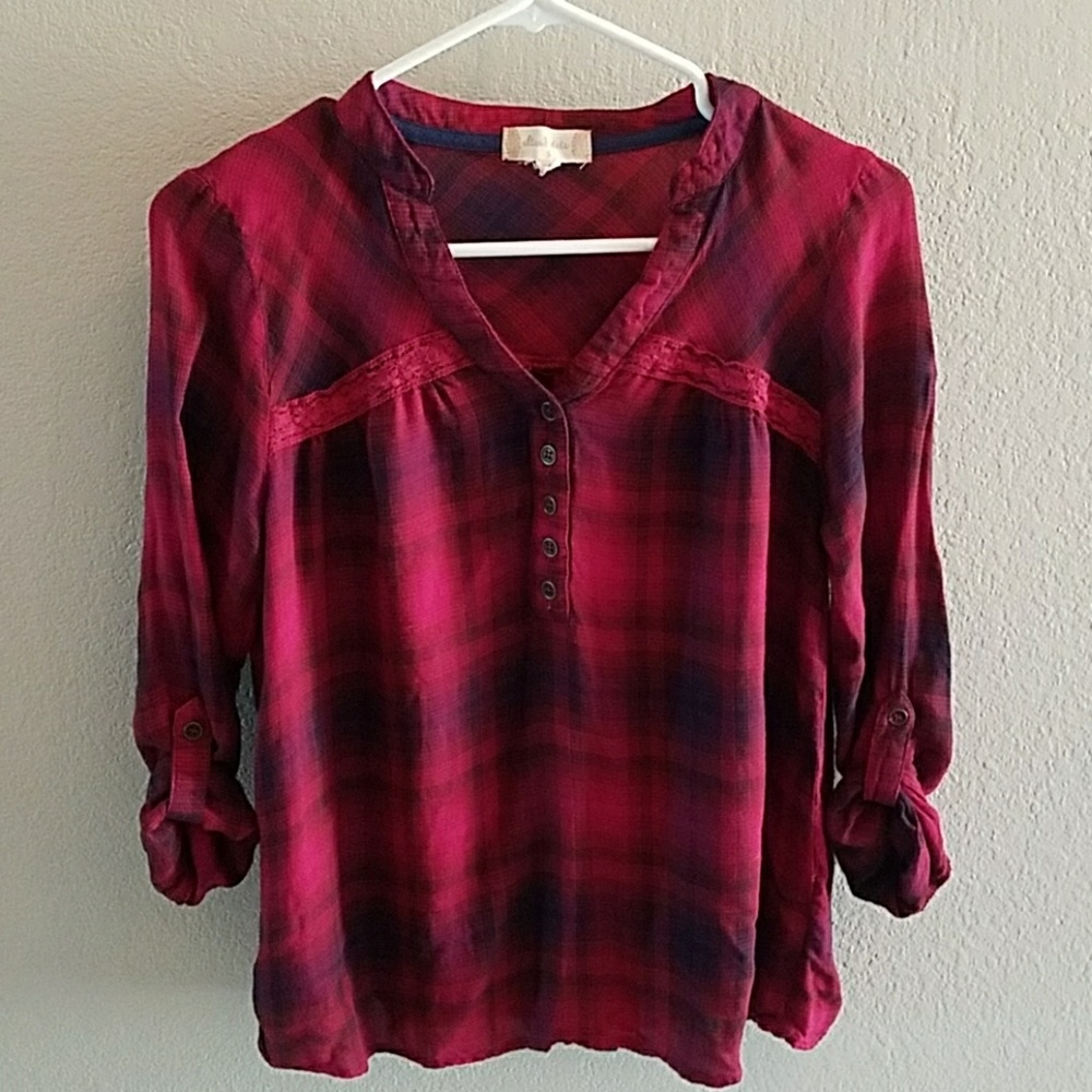 Altar'd State Plaid Popover
