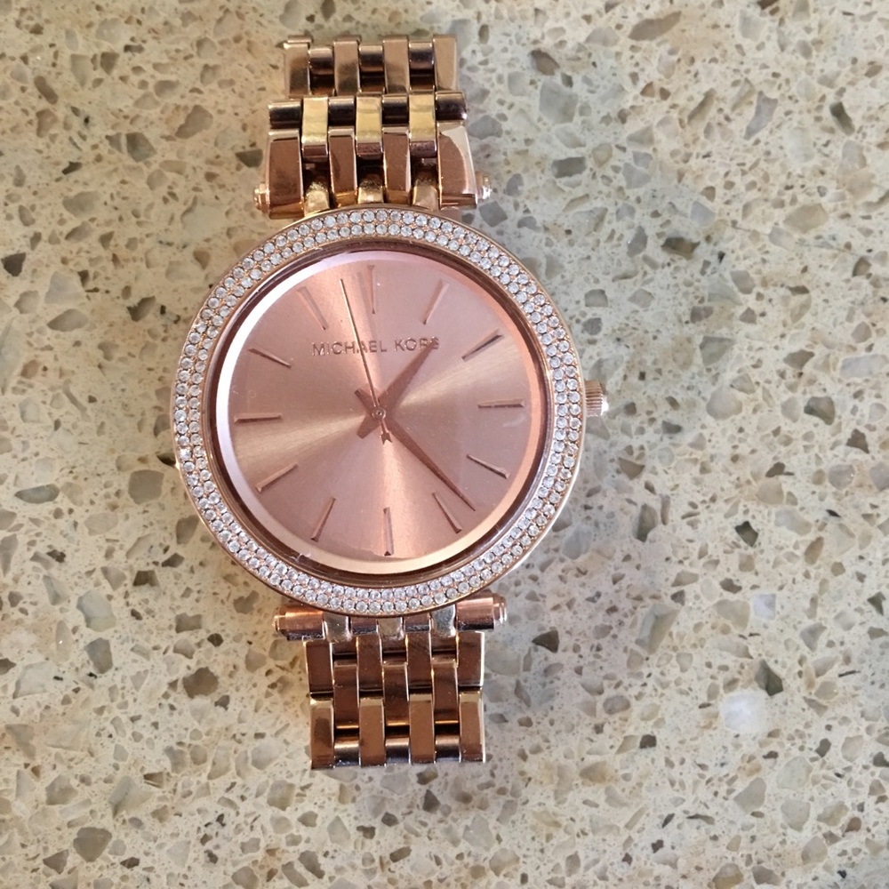 Rose gold Michael Kors watch!