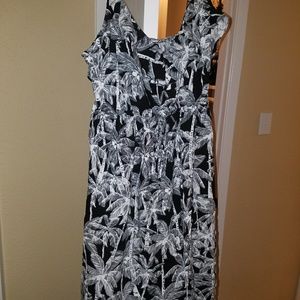 NWT plam tree knee length dress