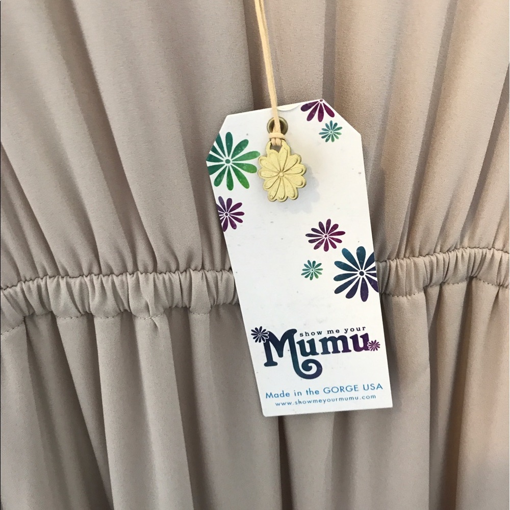 Maxi dress- color is "show me your ring crisp"