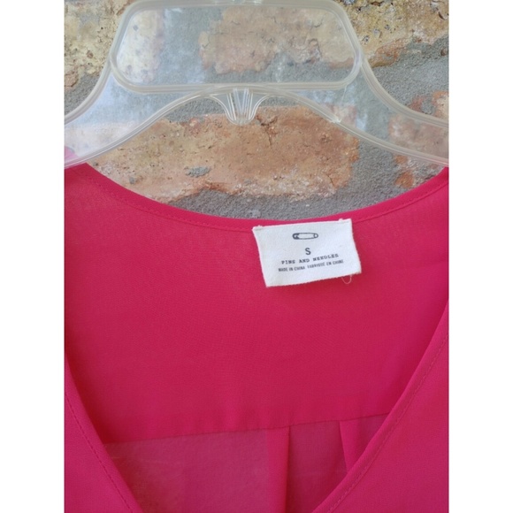 🐘 High Low Pink Blouse - Pins & Needles - Picture 3 of 4