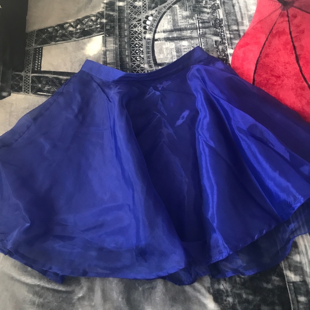 Electric Blue Tulle skirt!