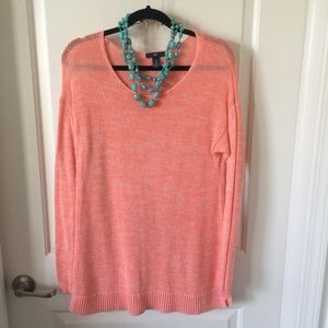 Bright orange summer sweater
