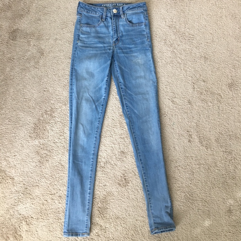 American Eagle high rise skinny jeans