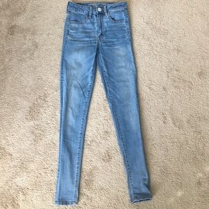 American Eagle high rise skinny jeans