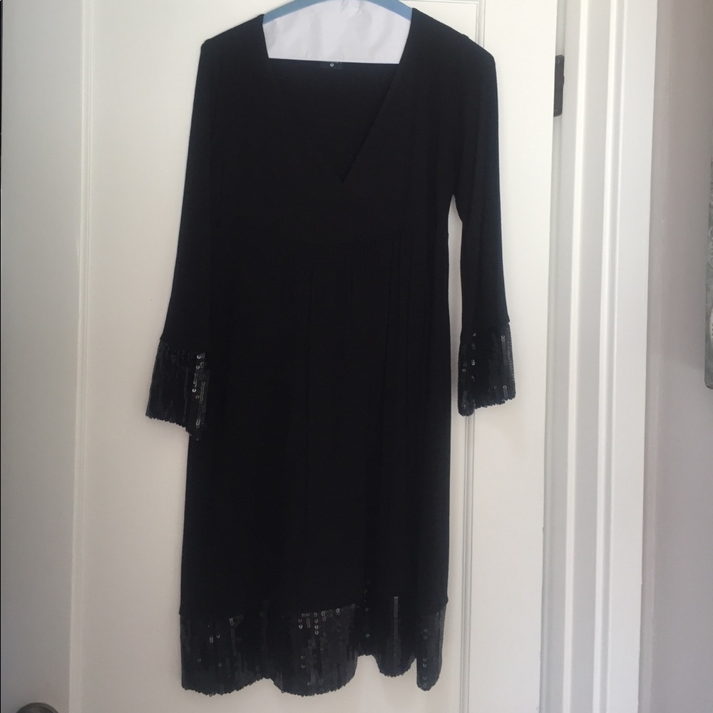 Olian Maternity black cocktail mini-dress