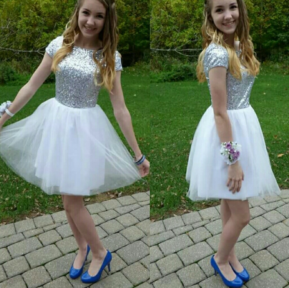 White Sparkly Dress