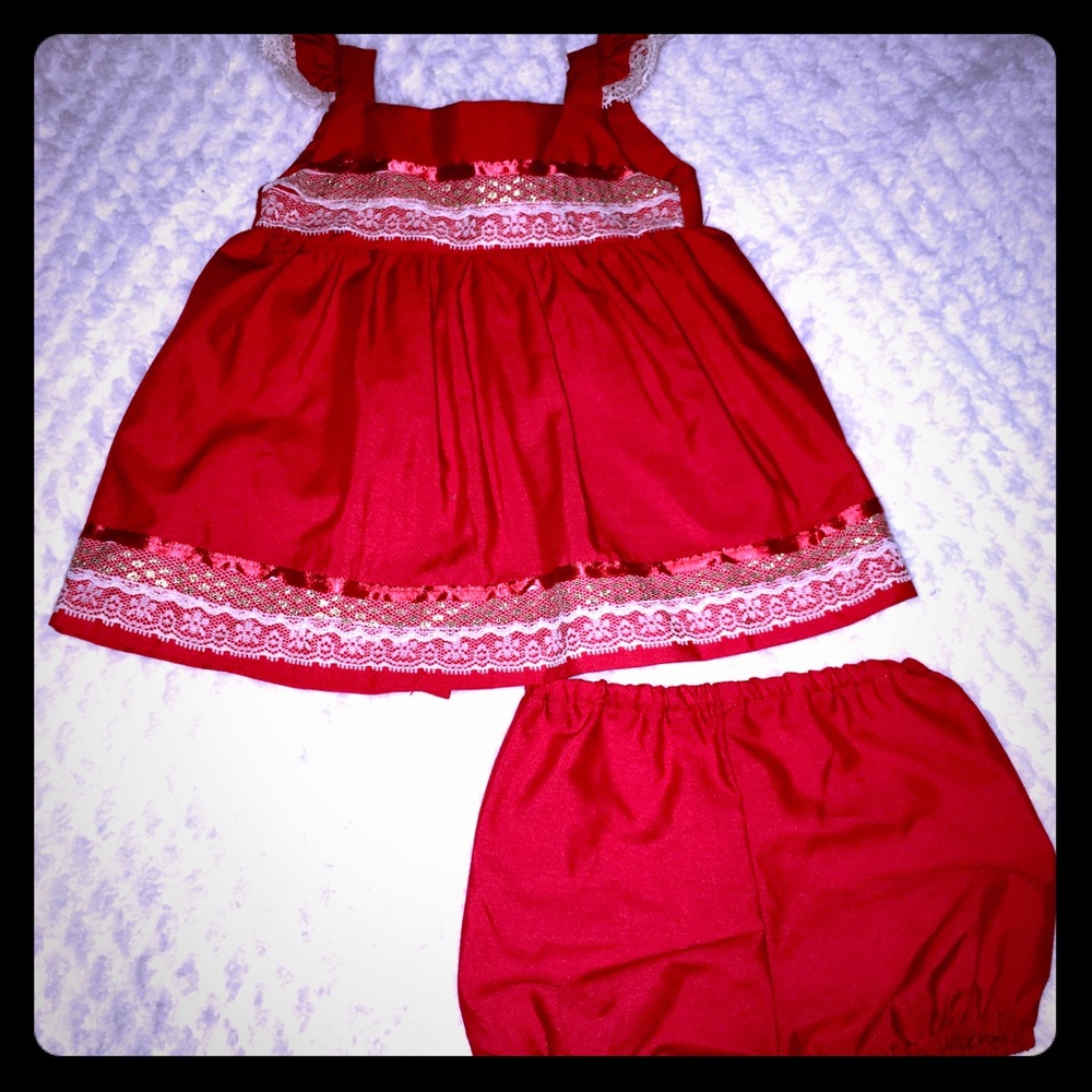 ✨NWOT✨hand made✨ Red Dress