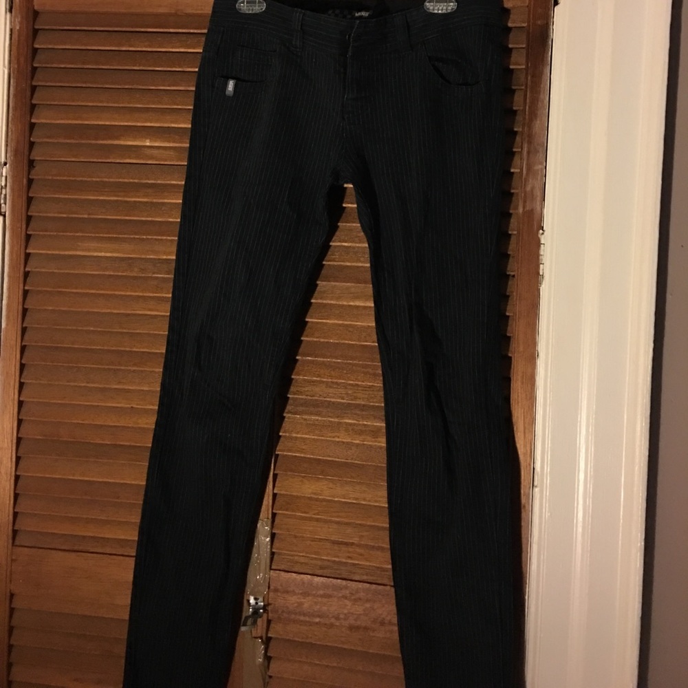 Vans size 7 pinstripe jeans