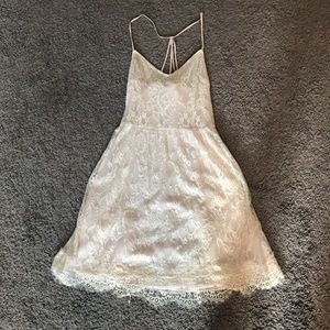 Light pink lace dress