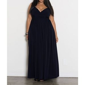 Swak black maxi dress size 2x