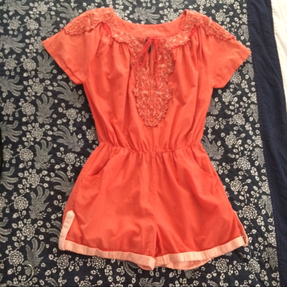 Kas New York orange romper!