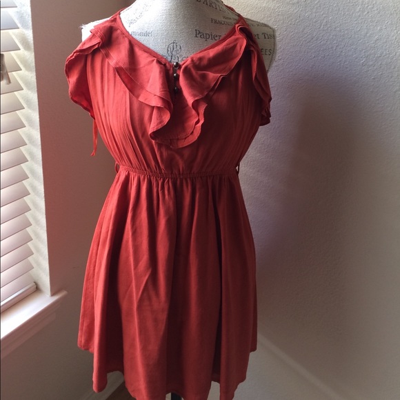 Beautiful Ya LA Dress Cotton/Linen. Lined. - Picture 3 of 7