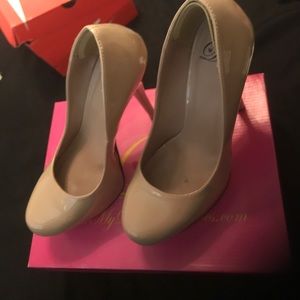 Nude stilettos