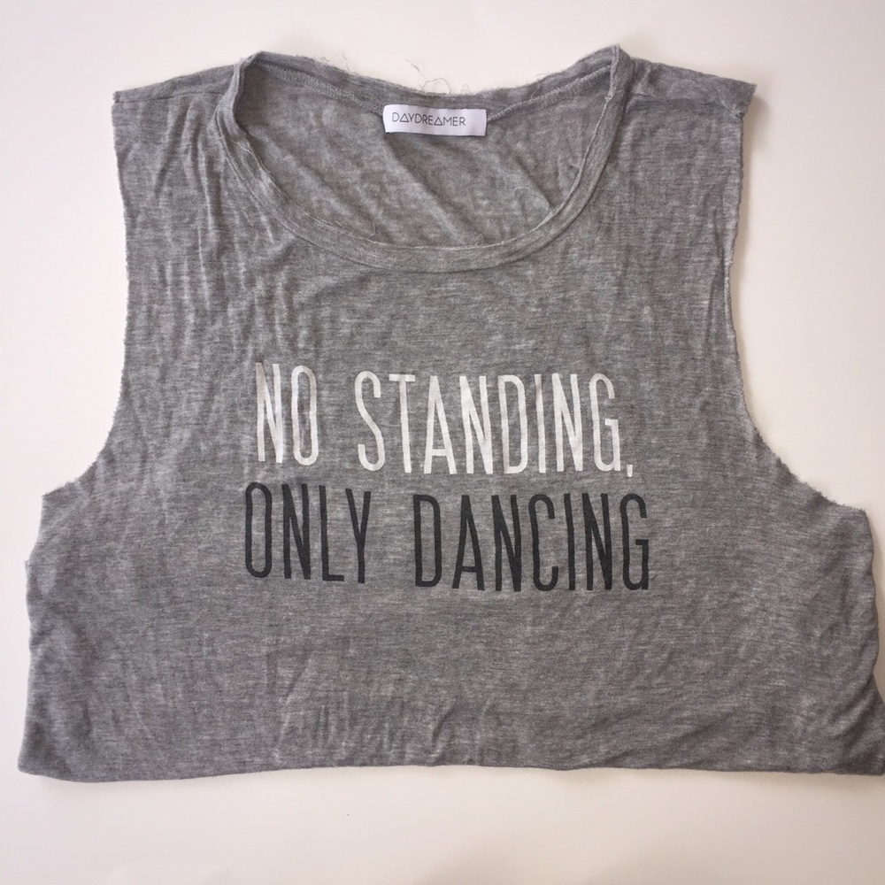 get up and dance muscle tee