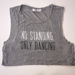 get up and dance muscle tee