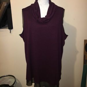 Simply Vera- Vera Wang size 3X purple top