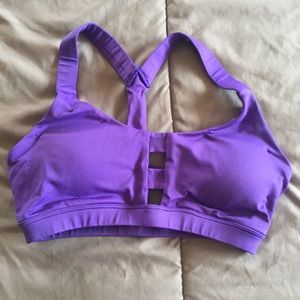 Purple sports bra. NEVER WORN