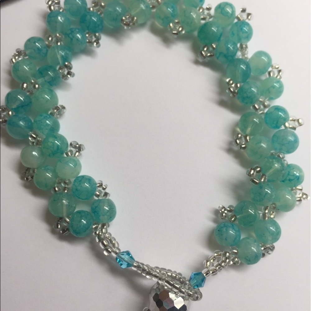Hand Sewn Right Angle Weave Bracelet