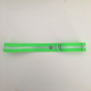 Lime green lulu lemon headband