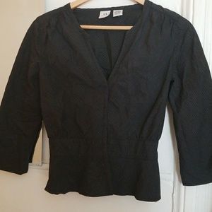 Armani Exchange Peplum Button Down
