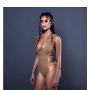 Nude Mint Swim One Piece Suit