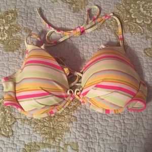 Striped Victoria's Secret Bathing Suit Top