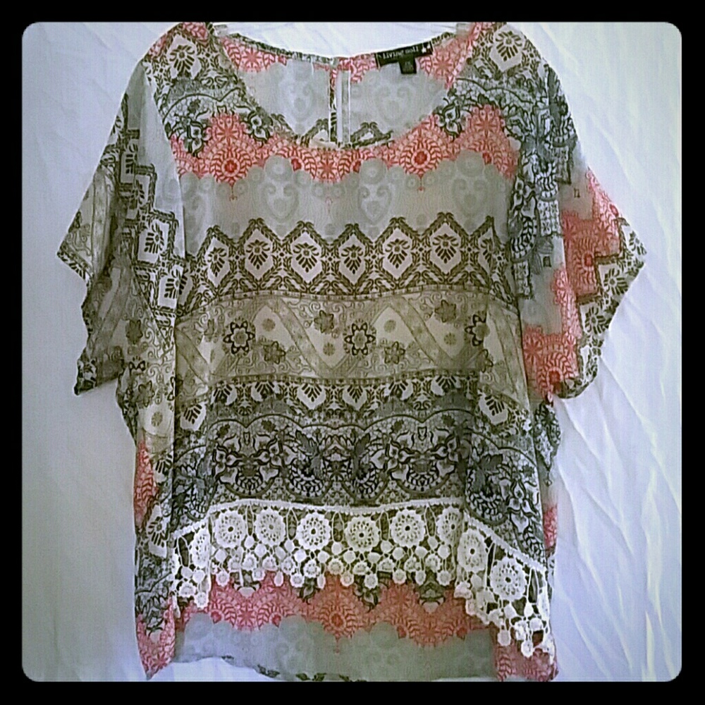 Living Doll Oversized Blouse