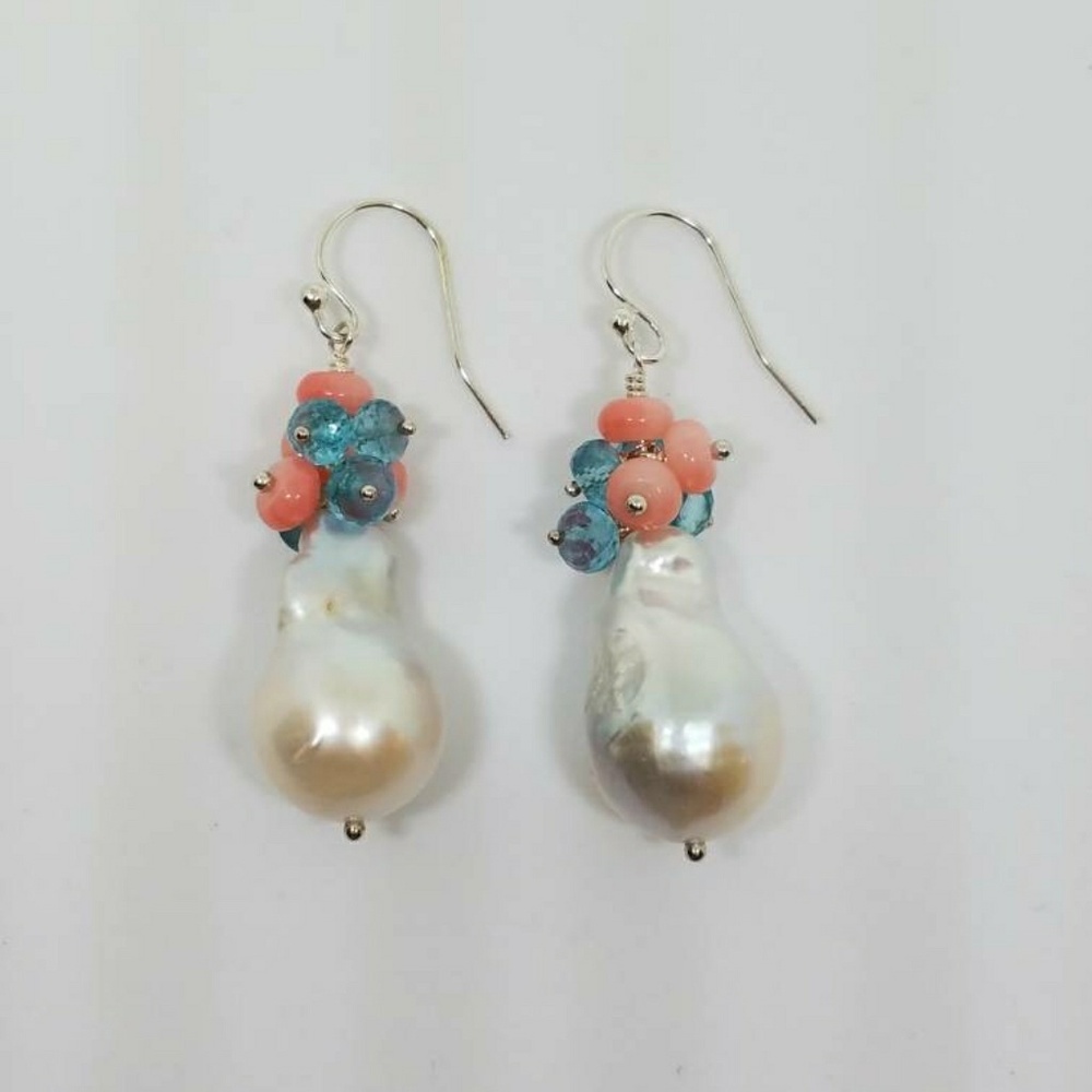 Pearl earrings