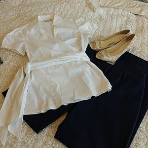 Ann Taylor Loft wrap top