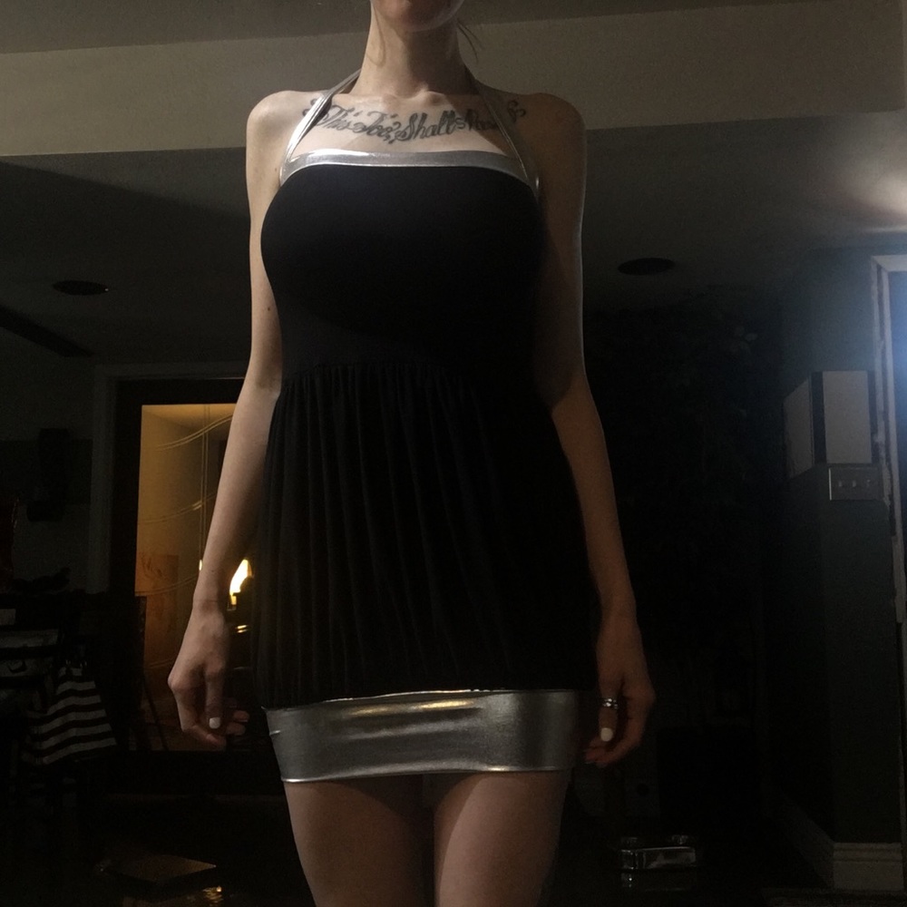 J valentine black club dress