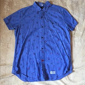 men's short sleeve button up, CPO