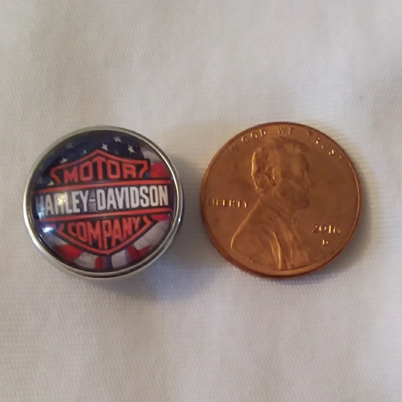 Wings, Harley Davidson, snap button necklace OS from Cheryl's closet on