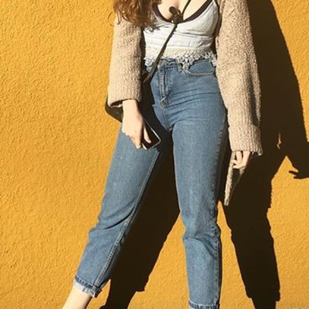 Topshop mom jeans