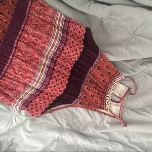 American eagle soft and sexy printed maxi dress