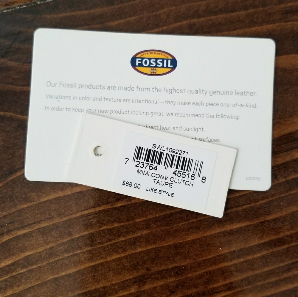 Fossil Mimi Clutch with long strap - Picture 5 of 5