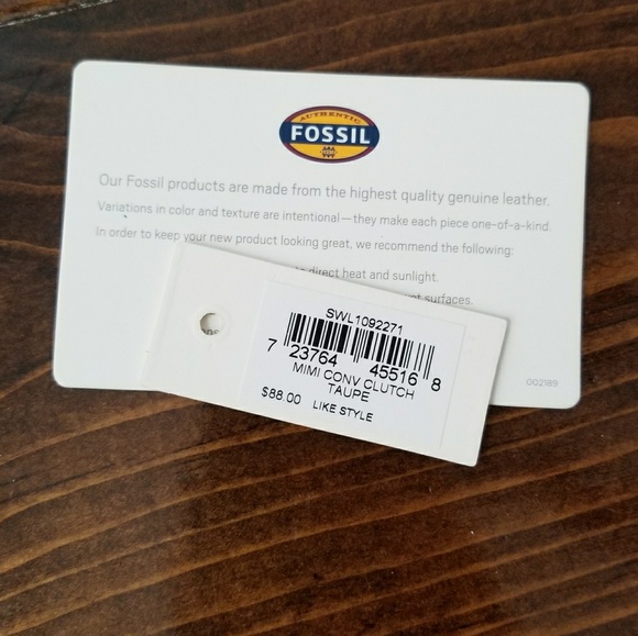 Fossil Mimi Clutch with long strap - Picture 5 of 5