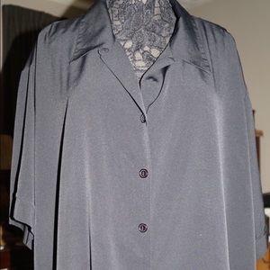 Maggie Barnes Button Down SS Top