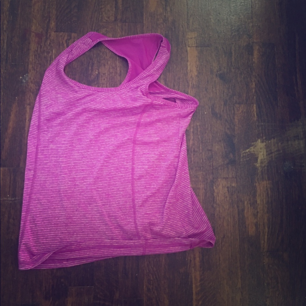 Danskin purple sleeveless shirt