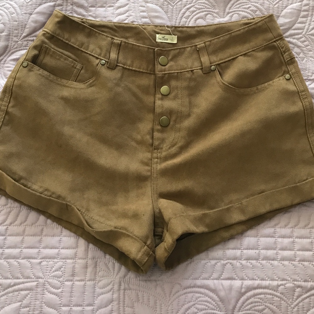 Hollister brown short - high waisted