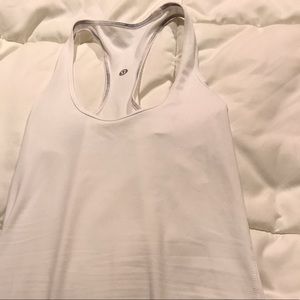 White Lululemon Tank